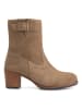 mysa Leder-Stiefeletten "Poppy" in Beige