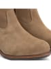 mysa Leder-Stiefeletten "Poppy" in Beige