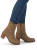 mysa Leder-Stiefeletten "Poppy" in Beige