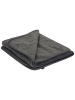Native Wolldecke in Grau - (L)170 x (B)130 cm