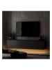 Evila TV-Regal in Schwarz - (B)160 x (H)35 x (T)32 cm