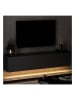 Evila TV-Regal in Schwarz - (B)160 x (H)35 x (T)32 cm