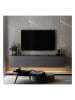 Evila TV-Regal in Schwarz - (B)160 x (H)35 x (T)32 cm