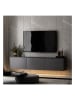 Evila TV-Regal in Schwarz - (B)160 x (H)35 x (T)32 cm