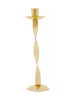 Eightmood Kaarshouder "Twister" goudkleurig - (H)30 x Ø 9 cm