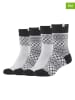 Skechers Skarpety (4 pary) w kolorze czarno-białym