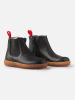 Reima Leder-Chelsea-Boots "Ekoelo" in Schwarz