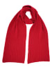 Cashmere95 Sjaal met aandeel kasjmier en wol rood - (L)180 x (B)24 cm