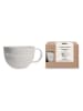 ppd Jumbotasse "Pure silence" in Grau - 550 ml