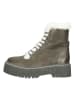 Steve Madden Leren boots kaki/wit