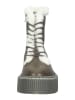 Steve Madden Leren boots kaki/wit