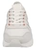 Steven New York Skórzane sneakersy w kolorze biało-szarym