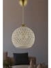 Opviq Lampa wisząca w kolorze złoto-białym - wys. 54 x Ø 22 cm