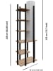Opviq Staande lamp lichtbruin/zwart - (B)45 x (H)135 cm