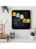 hippodino Magneetbord met accessoires zwart - (L)40 x (B)40 x (D)1 cm