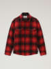 Woolrich Blouse "Alaskan" rood/zwart