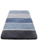 Homie Living Hochflor-Badvorleger "Rio Marina" in Blau/ Grau