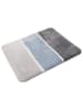 Homie Living Hochflor-Badvorleger "Rio Marina" in Blau/ Grau