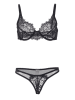 INTIMAX 2-delige lingerieset zwart