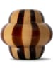 Byon Vase "Curlie" in Beige/ Braun - (H)22 x Ø 20 cm