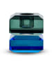 Byon Kaarshouder "Ruby" blauw/groen - (B)5,5 x (H)6 x (D)5 cm