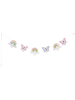 The Home Deco Kids 3-delige set: ballonnenslingers blauw/lichtroze/wit