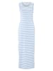 Heine Kleid in Hellblau/ Weiß