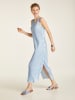 Heine Kleid in Hellblau/ Weiß