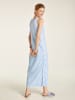 Heine Kleid in Hellblau/ Weiß