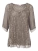 Heine Bluse in Taupe