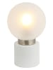 Globo lighting Tischleuchte "Marka" in Weiß - (H)24,5 x Ø 15 cm