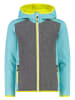 CMP Fleecejacke in Mint/ Grau