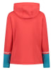 CMP Fleecejacke in Orange/ Türkis