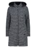 CMP Vilten mantel grijs/donkerblauw