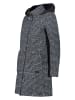 CMP Vilten mantel grijs/donkerblauw