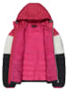 CMP Doorgestikte jas roze/wit/zwart