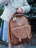 Elodie Details Rugzak "Mini" lichtbruin - (B)20 x (H)29 cm