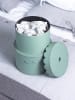 BigsoBox 2-delige set: ronde boxen "Wilma" groen