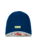 loud + proud Wollfleece-Mütze in Blau