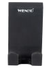 Wenko 2-delige set: dubbele douchehaken "Verna" zwart - (B)5 x (H)9,5 x (D)4,5 cm