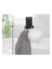 Wenko 2-delige set: dubbele douchehaken "Verna" zwart - (B)5 x (H)9,5 x (D)4,5 cm