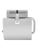 Wenko Edelstahl-Toilettenpapierhalter "Genova" - (B)14 x (H)11,5 x (T)6 cm