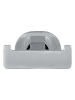Wenko Wandhaken "Duo Maribor" in Silber - (B)9 x (H)5 x (T)5,5 cm
