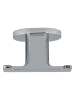 Wenko Wandhaken "Duo Maribor" in Silber - (B)9 x (H)5 x (T)5,5 cm
