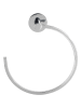 Wenko Handtuchring "Isera" in Silber - (B)19 x (H)21 x (T)7 cm