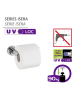 Wenko Toiletrolhouder "Isera" zilverkleurig - (B)15,5 x (H)5 x (D)7,5 cm