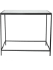 THE HOME DECO FACTORY Sidetable zwart - (B)100 x (H)87 x (D)32 cm