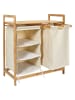 THE HOME DECO FACTORY Standregal in Natur/ Creme - (B)69,5 x (H)77 x (T)38 cm