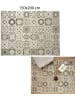 THE HOME DECO FACTORY Kurzflor-Teppich "Lisbonne" in Beige - (L)200 x (B)150 cm