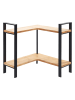 Wenko Keukenhoekkast "Lou" bamboekleurig/zwart - (B)30 x (H)33 x (D)30 cm